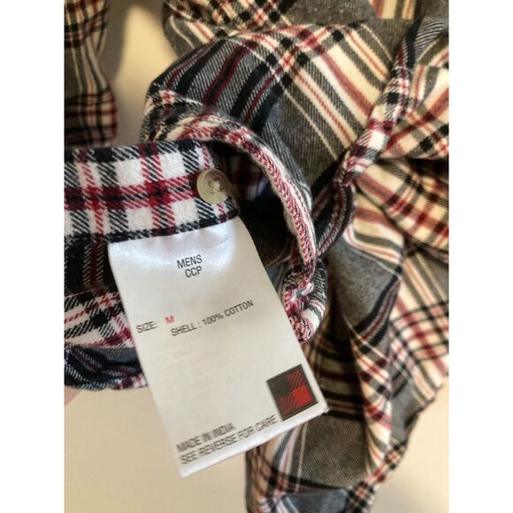 Woolrich Men's Flannel Size M Black, Red, Grey - Picture 5 of 5